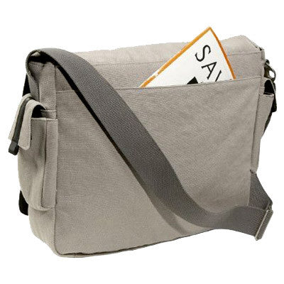 Fullsize Canvas Messenger Bag with Laptop Storage