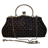 An Exquisite Beaded Evening Bag, Vintage-inspired Cluth